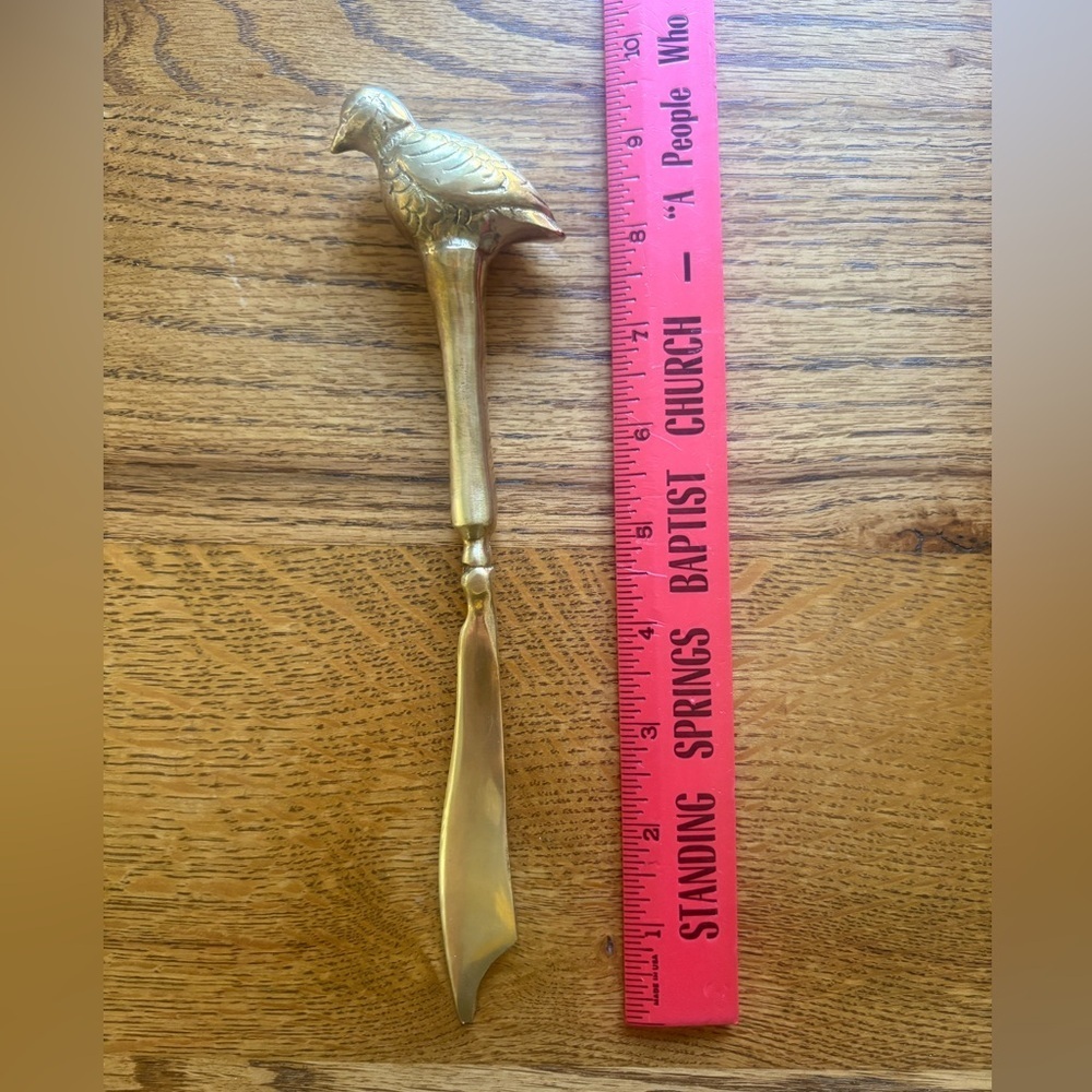 Vintage Brass Quail Letter Opener - Picture 13 of 14
